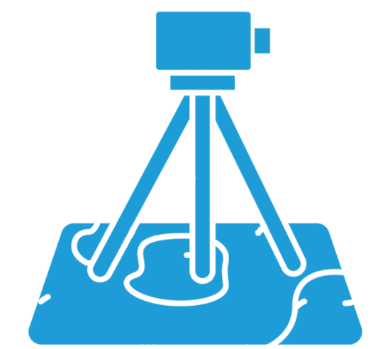 Land field survey icon